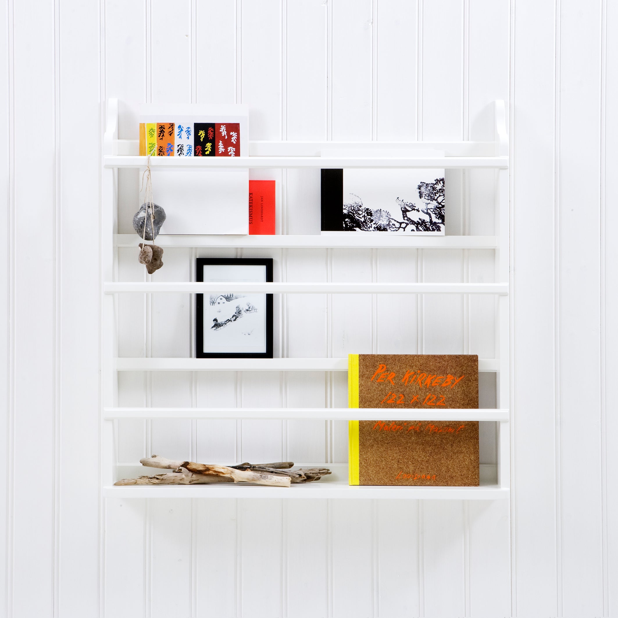 Oliver Furniture porte-assiettes, blanc