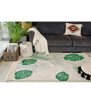Lorena Canals washable rug Tropical green, 140 x 200cm