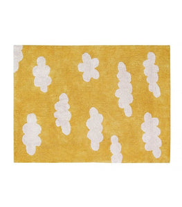 Lorena Canals waschbarer Teppich Clouds Mustard, 120 x 160cm