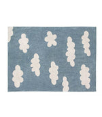 Lorena Canals waschbarer Teppich Clouds Vintage Blue, 120 x 160cm