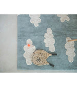 Lorena Canals washable rug Clouds Vintage Blue, 120 x 160cm