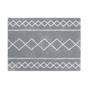 Lorena Canals waschbarer Teppich BACK TO BASICS: Oasis Natural - Grey, 120 x 160cm