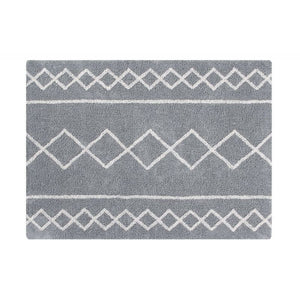 Lorena Canals waschbarer Teppich BACK TO BASICS: Oasis Natural - Grey, 120 x 160cm