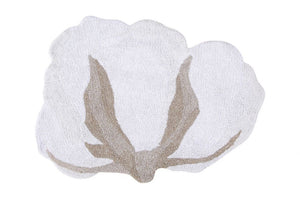 Lorena Canals waschbarer Teppich Tribute to Cotton: Cotton Flower, 120 x 130cm