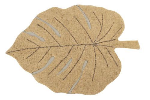 Lorena Canals washable rug Monstera Honey, 120 x 180cm