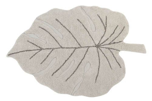 Lorena Canals waschbarer Teppich Monstera natural, 120 x 180cm