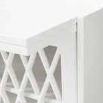 Cam Cam Harlequin changing table, white