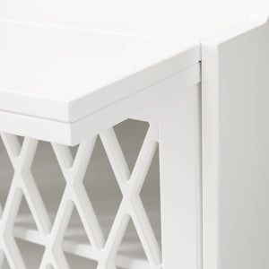 Cam Cam Harlequin changing table, white