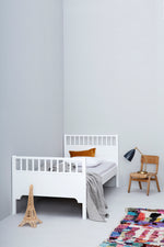 Oliver Furniture Seaside Classic Einzelbett, 90 x 200cm, weiss
