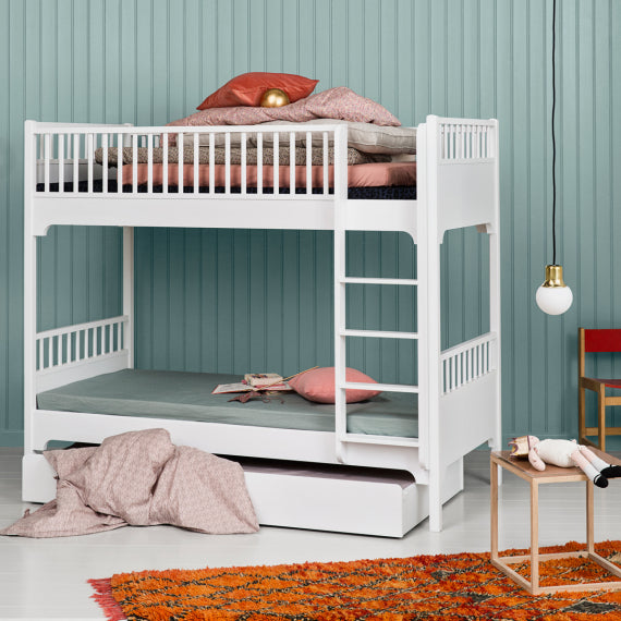 Oliver Furniture Lit gigogne Seaside, blanc