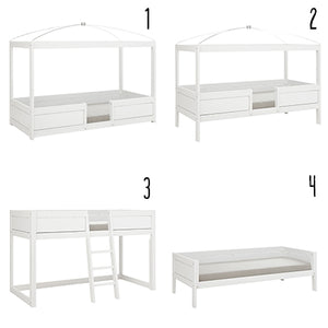 Lifetime Kidsrooms 4 in 1 Bett, 90 x 200 cm