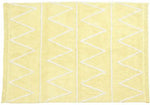 Lorena Canals waschbarer Teppich Hippy Yellow, 120 x 160cm