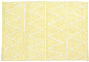 Lorena Canals washable rug Hippy Yellow, 120 x 160cm