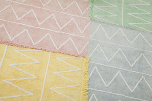 Lorena Canals waschbarer Teppich Hippy Yellow, 120 x 160cm