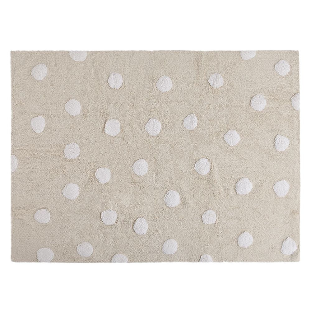 Lorena Canals washable rug Topos beige, 120 x 160cm