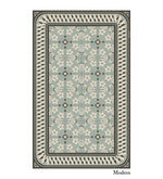Beija Flor vinyl carpet Almond mint