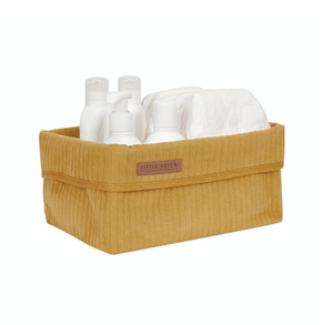 Little Dutch changing table basket large, Pure Ocher