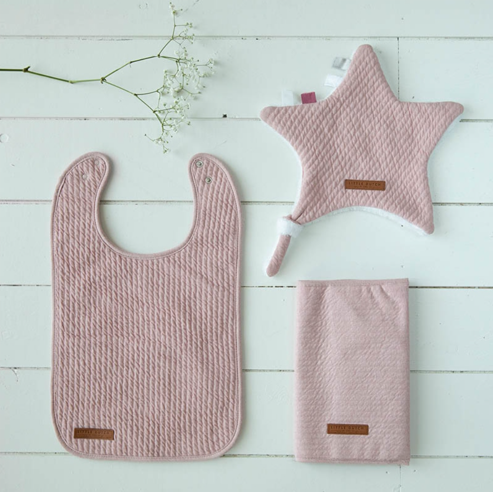 Little Dutch bib Pure Pink