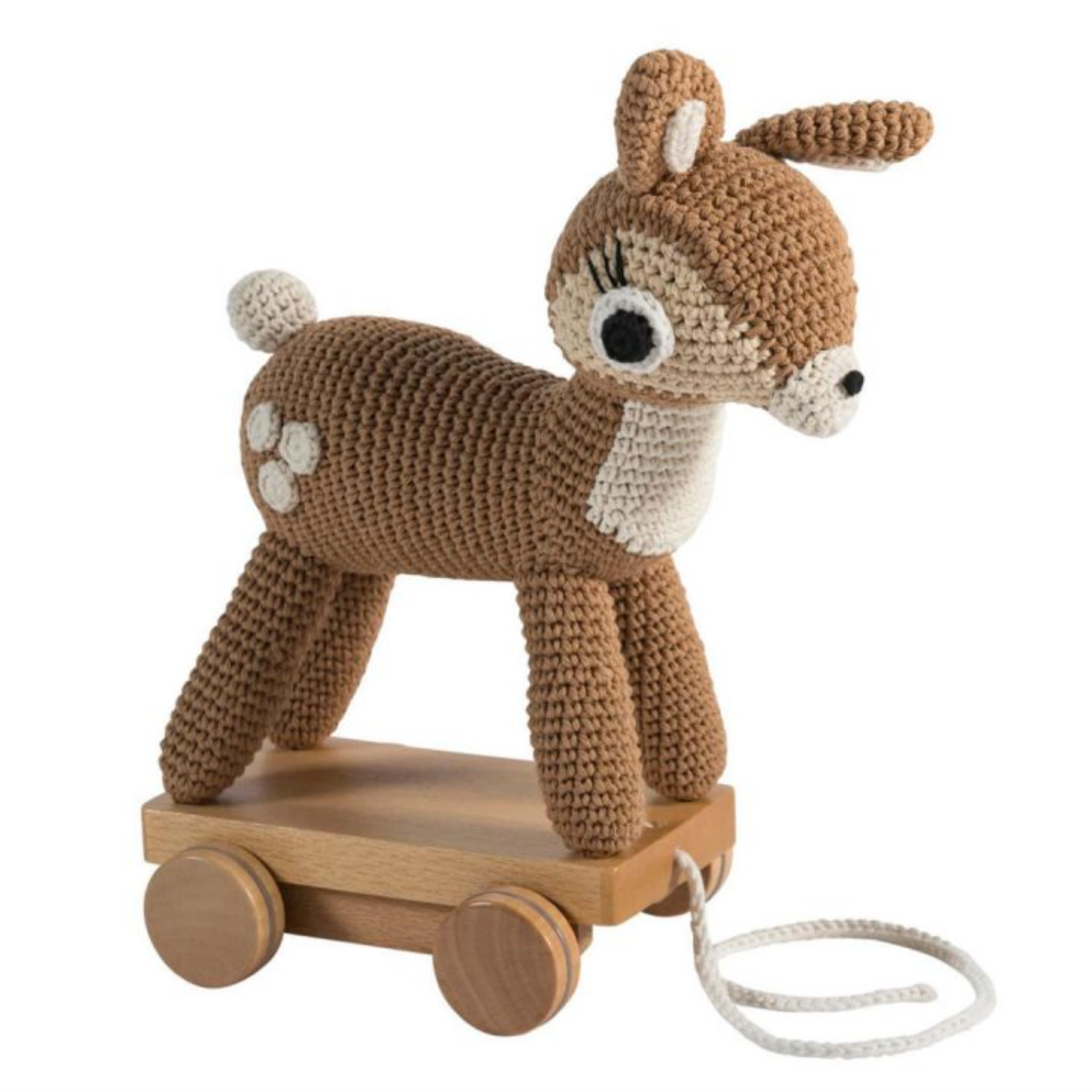 Sebra animal à tirer au crochet, cerf
