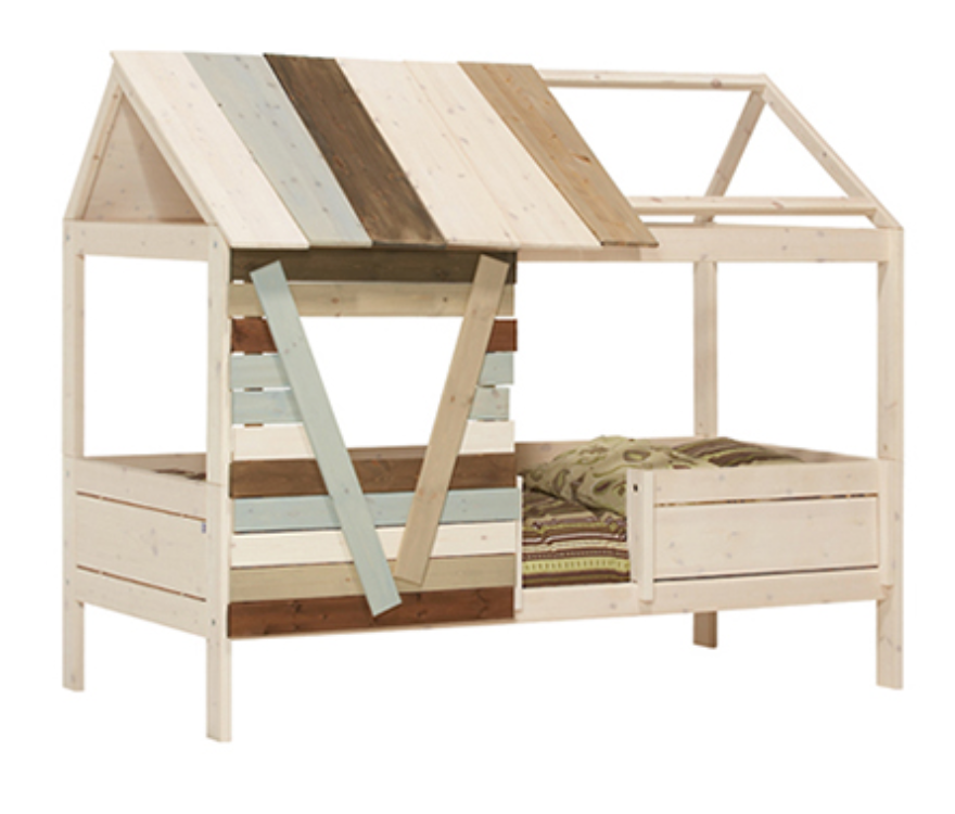 Lifetime Kidsrooms basic bed with backrest, 90 x 200 cm