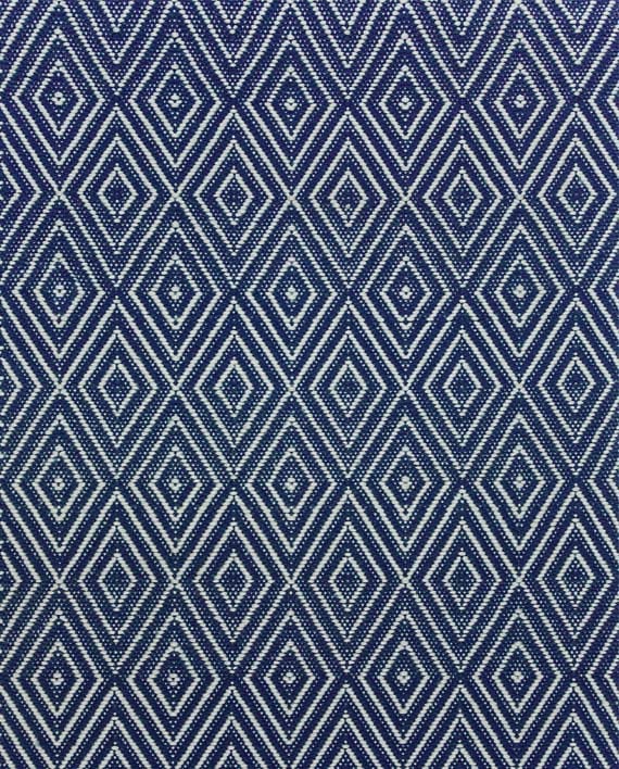 Dash &amp; Albert Indoor/Outdoor Rug Diamond Navy/Ivory