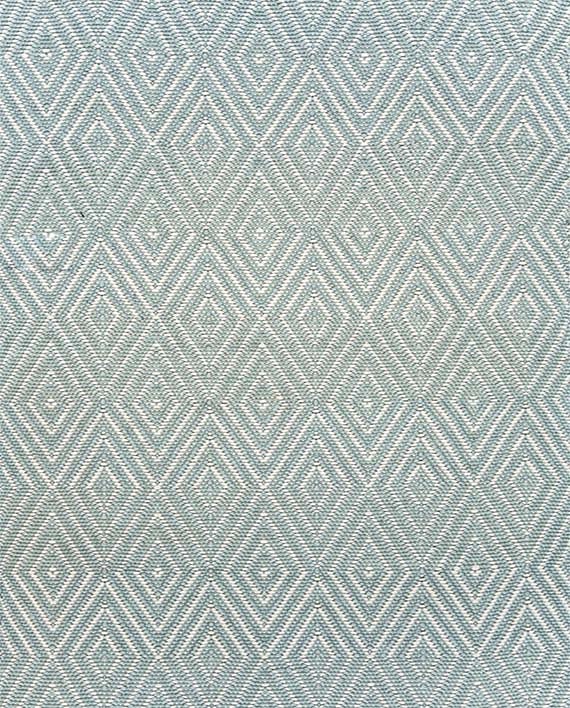 Dash &amp; Albert Indoor/Outdoor Rug Diamond Light Blue/Ivory