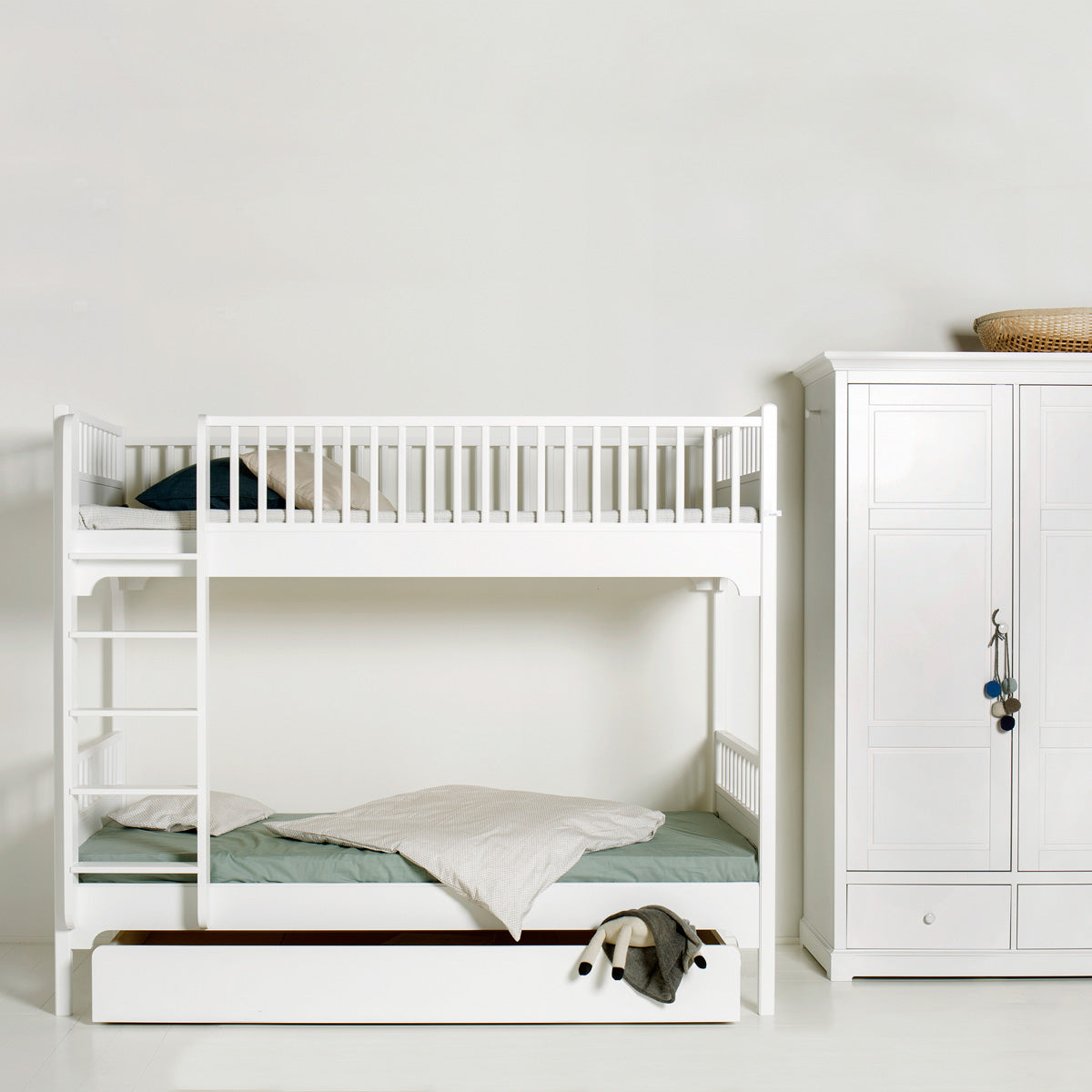 Oliver Furniture Seaside bunk bed, 90 x 200 cm, white
