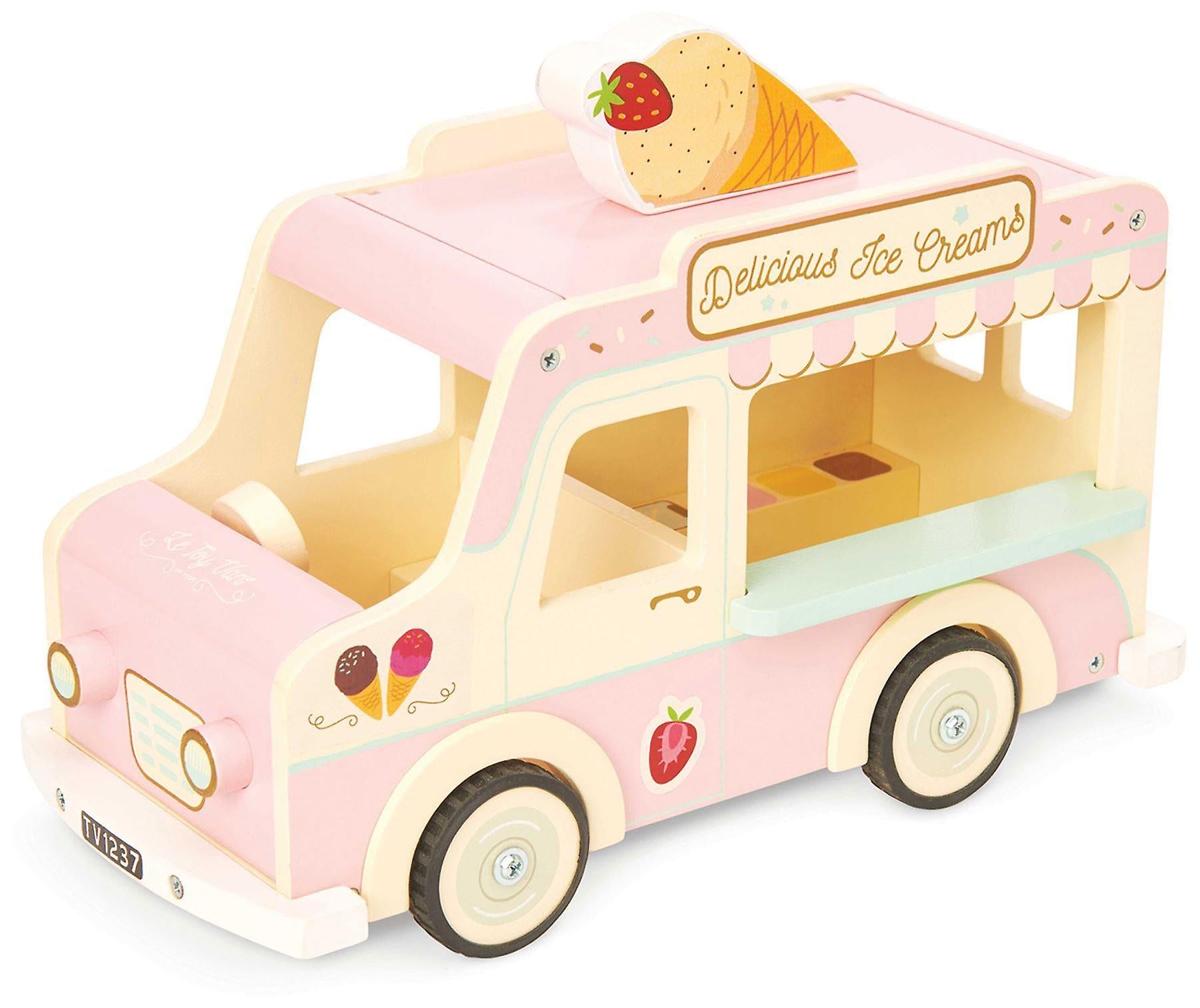 Le Toy Van ice cream truck, suitable for mice and little rabbits