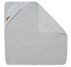 Little-Dutch-Kapuzenbadetuch-Sailors-Bay-blue