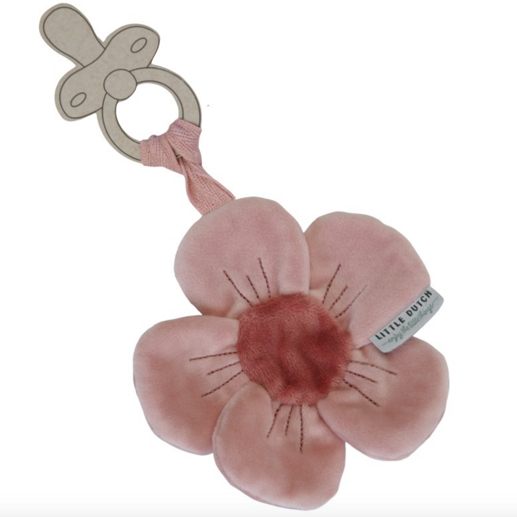 Little-Dutch-LD8718-Kuscheltuch-Flowers-Butterflies-Blume-Schnullertuch