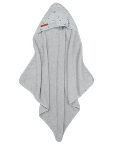 Little-Dutch-Kapuzenbadetuch-Sailors-Bay-blue