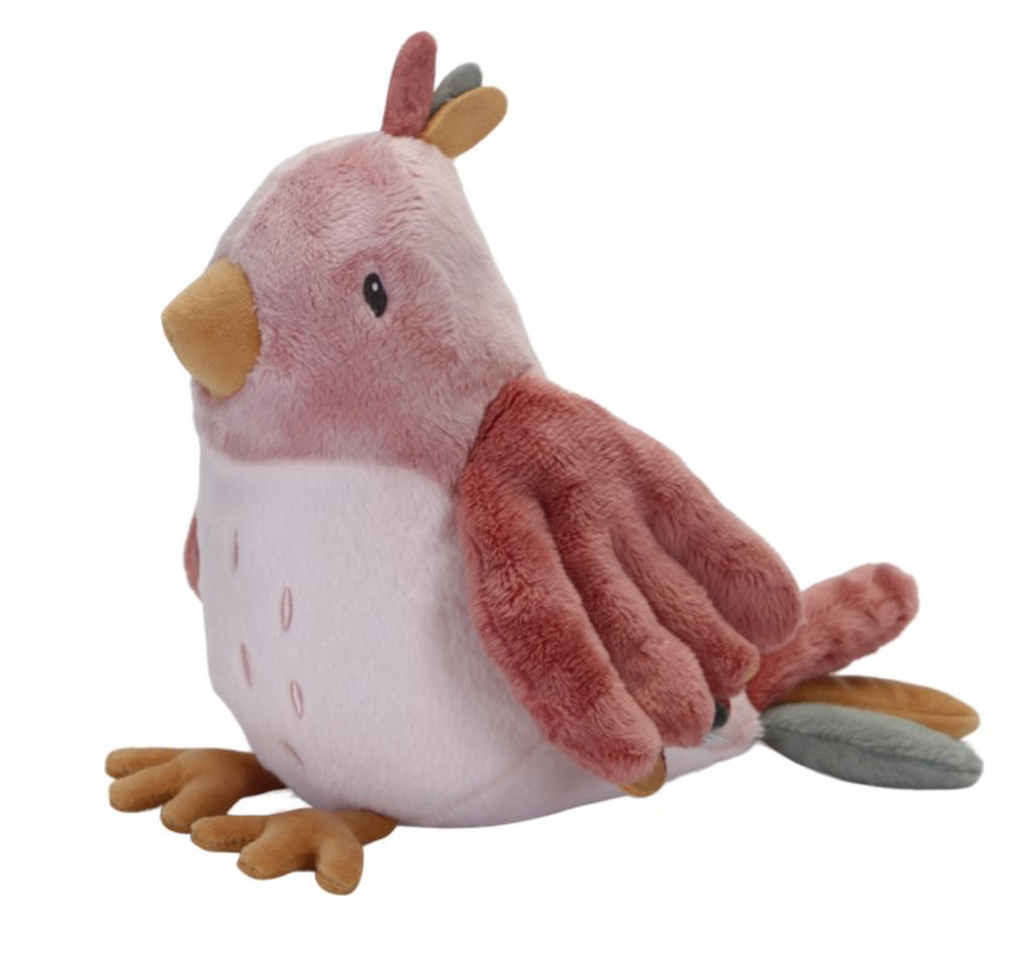 Little Dutch cuddly toy bird Olivia, 20cm
