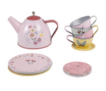 Little-Dutch-Tee-Set-aus-Metall-Flowers-Butterflies