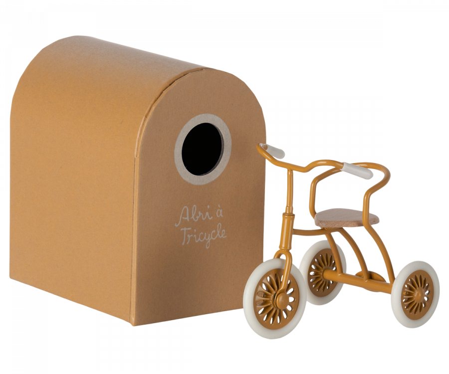 Maileg-Dreirad-Abri-a-tricycle-Maus-Ocker-