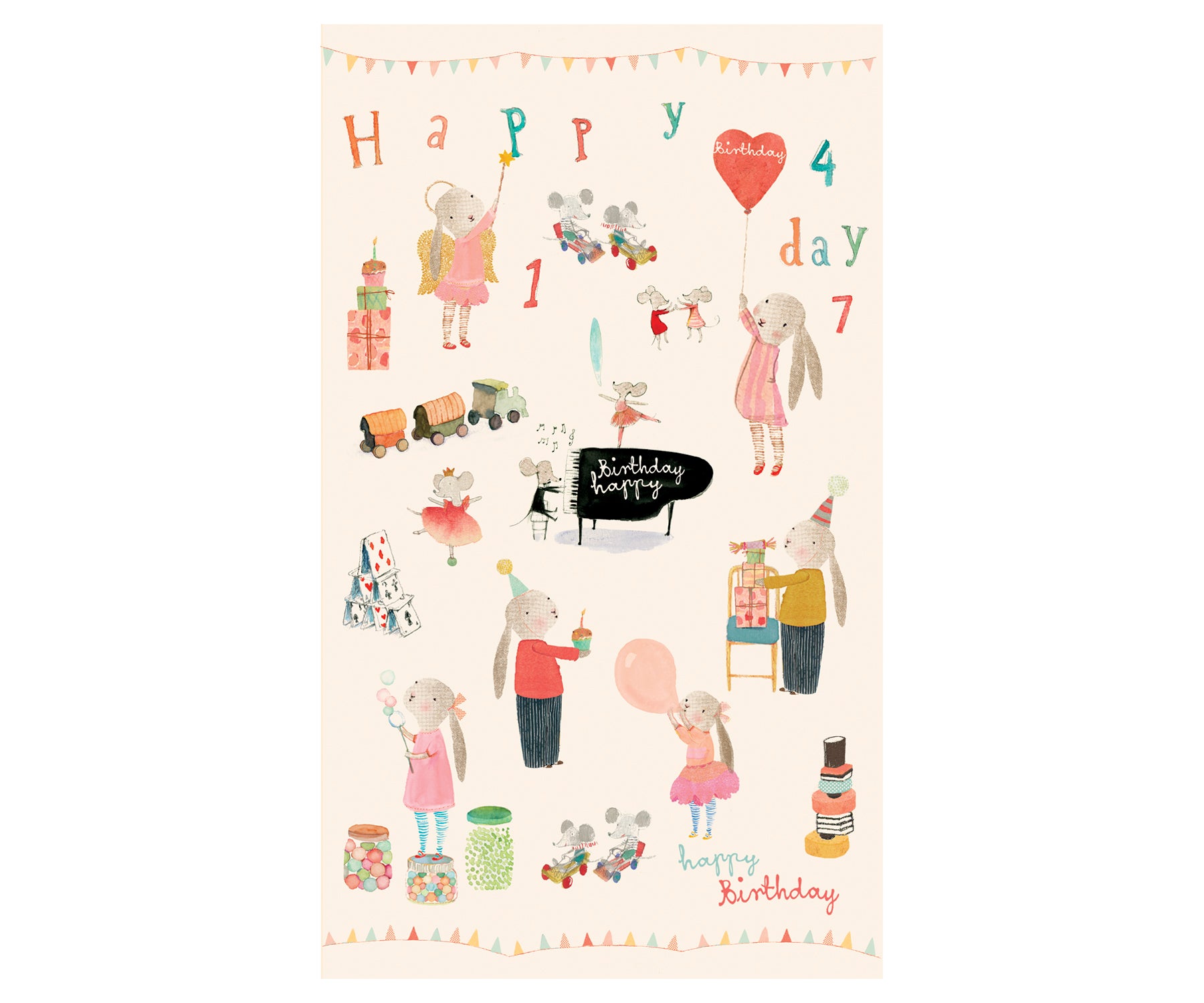 Maileg Happy Birthday Geschenkpapier