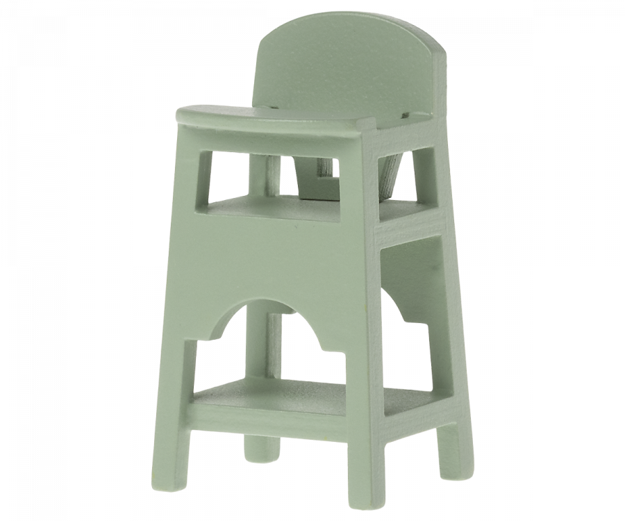 Maileg-Hochstuhl-Maus-Minze