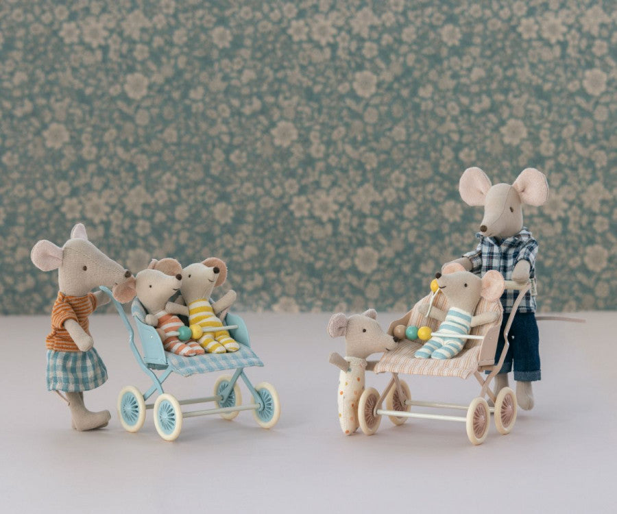 Maileg-Kinderwagen-Babymäuse-rose-11-3107-01