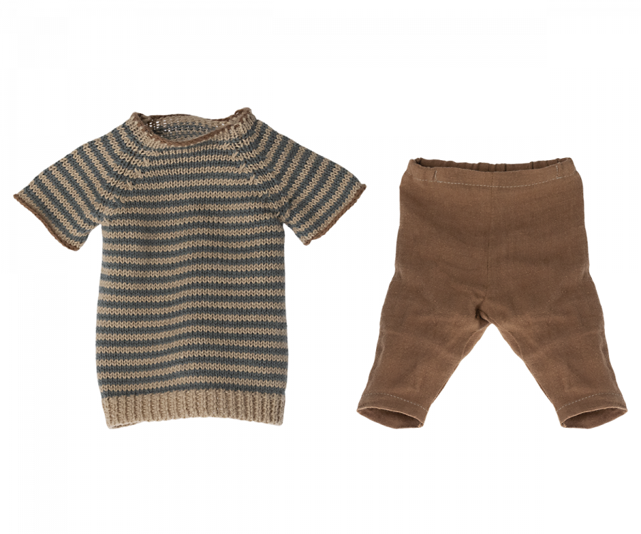 Maileg-Kleider-Grösse 4-Size 4-Hose-Strickpullover-16-2423-01