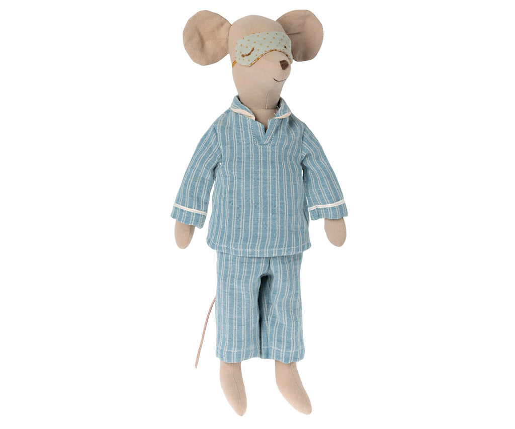 Maileg-Medium-Mouse-Maus-Pyjama