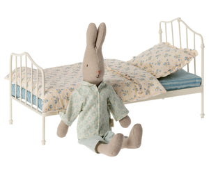 Maileg-Miniatur-Bett-Mini-blau