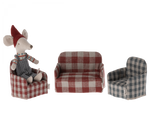 Maileg-Stuhl-Sessel-Maus-grün-kariert