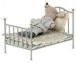 Maileg-Vintage-Bett-Maus-Minze