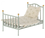 Maileg-Vintage-Bett-Maus-Minze