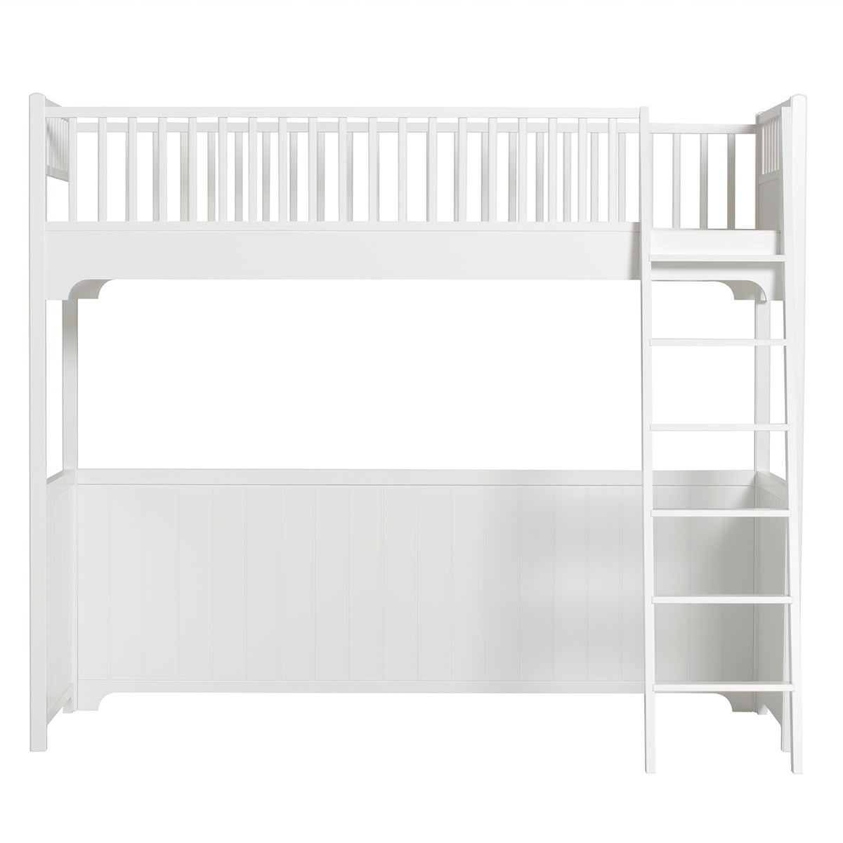 Oliver Furniture Seaside Classic loft bed, white, 90 x 200 cm