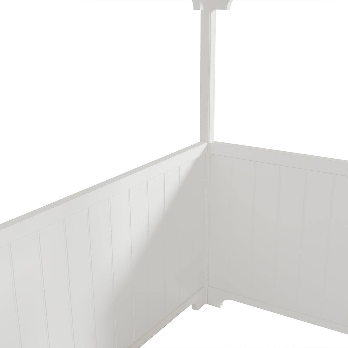 Oliver Furniture Seaside Classic loft bed, white, 90 x 200 cm