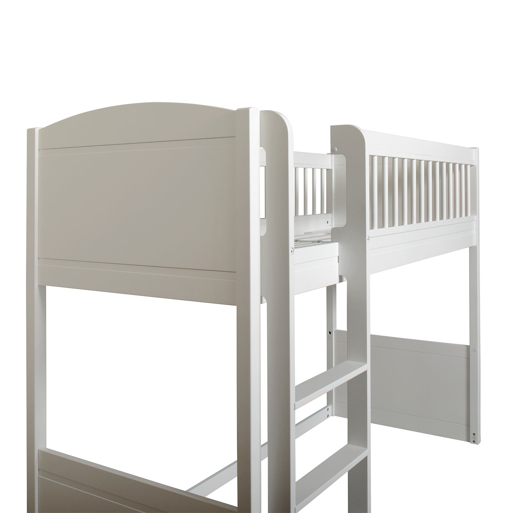 Oliver Furniture Seaside Lille+ halbhohes Hochebett, inkl. Matratze und Vorhang - AUSSTELLUNGSMODELL
