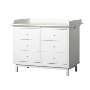 Oliver Furniture Seaside changing table with six drawers and optional pull-outs