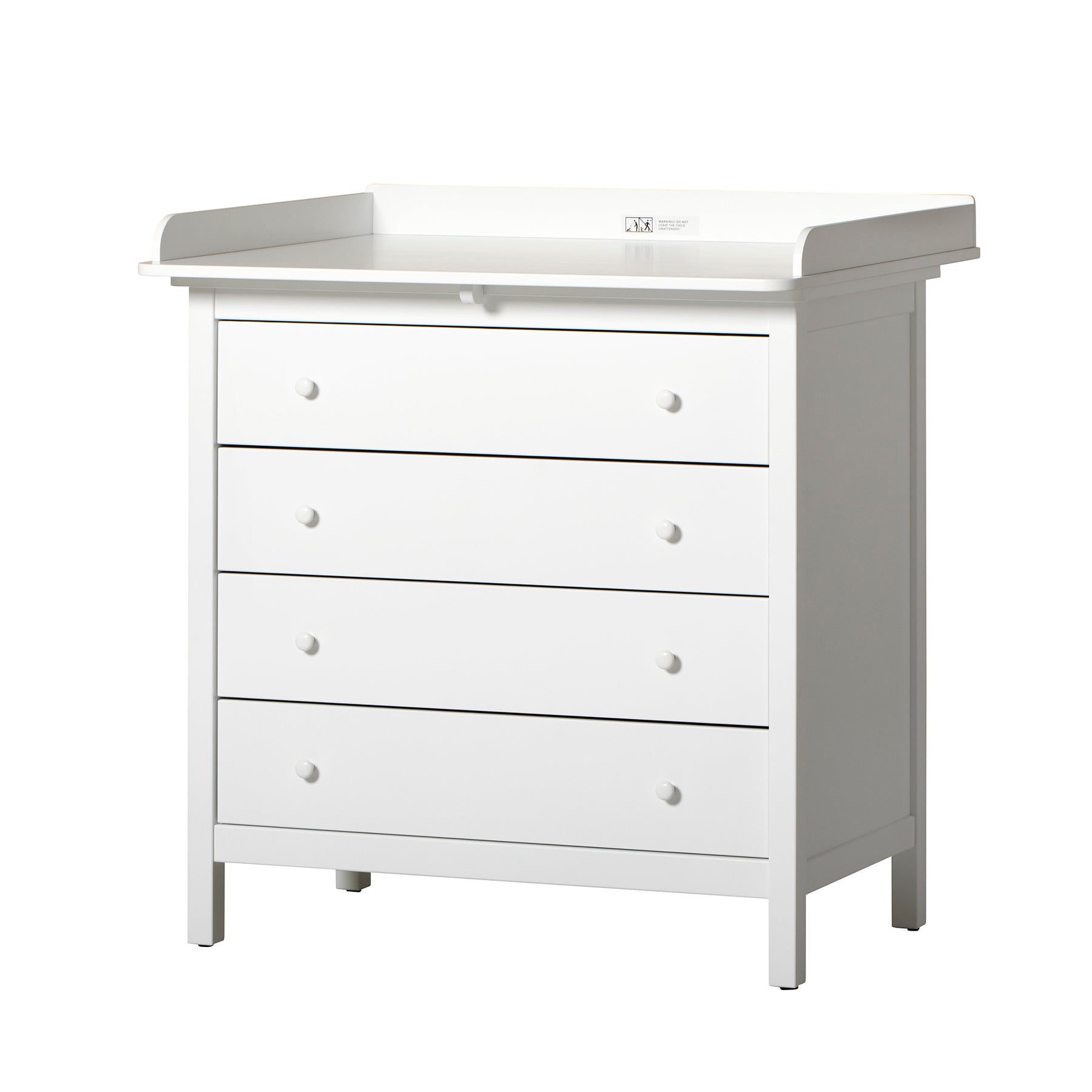 Oliver Furniture Seaside table à langer avec quatre tiroirs, blanc