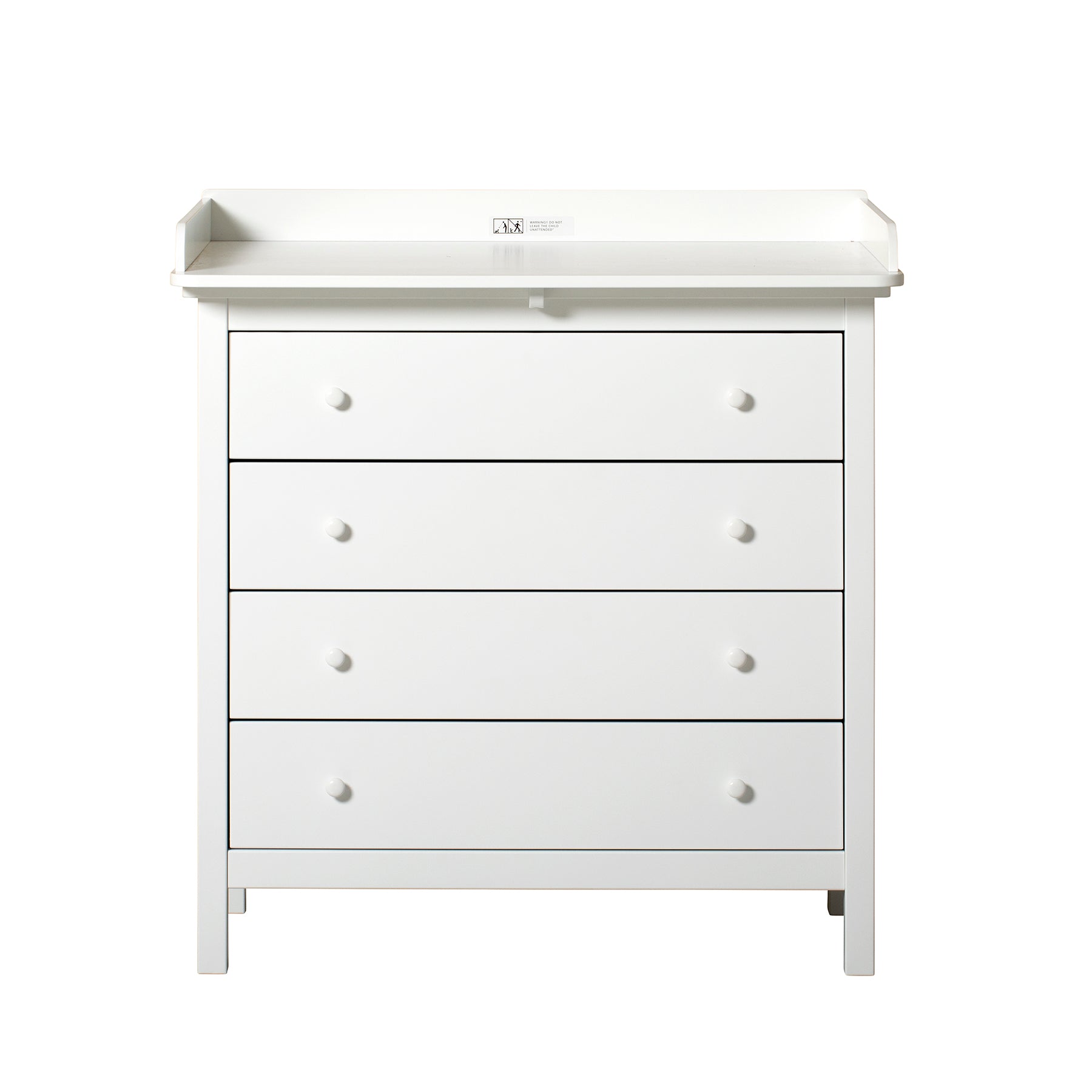 Oliver Furniture Wickelkommode Seaside mit vier Schubladen, weiss