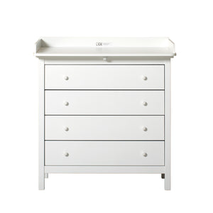 Oliver Furniture Seaside changing table with four drawers, white